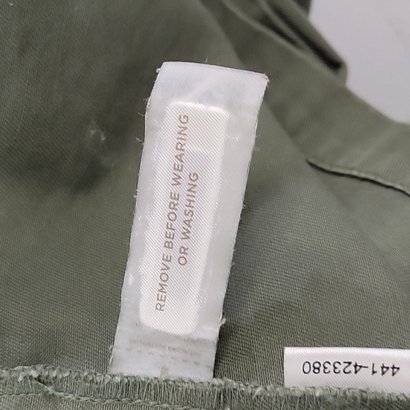 LOFT Outlet Womens Green Utility/ Cargo Hooded Jacket 100% Cotton Size M - Picture 9 of 12